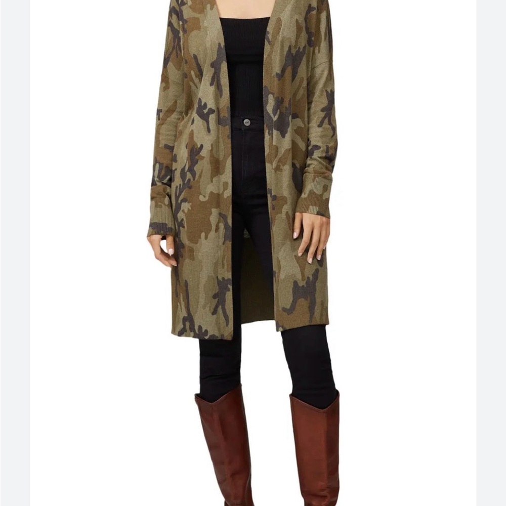 Sanctuary Camouflage Longline Cardigan